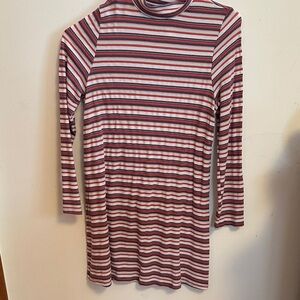 Chic Striped Kids Dress with Long Sleeves